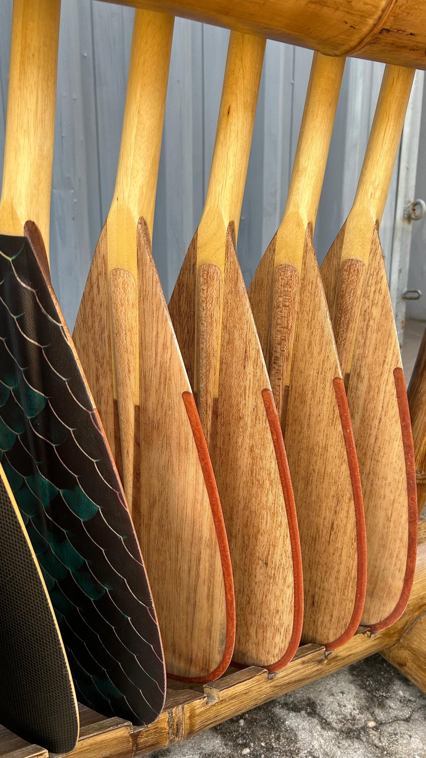HANDMADE wood paddle