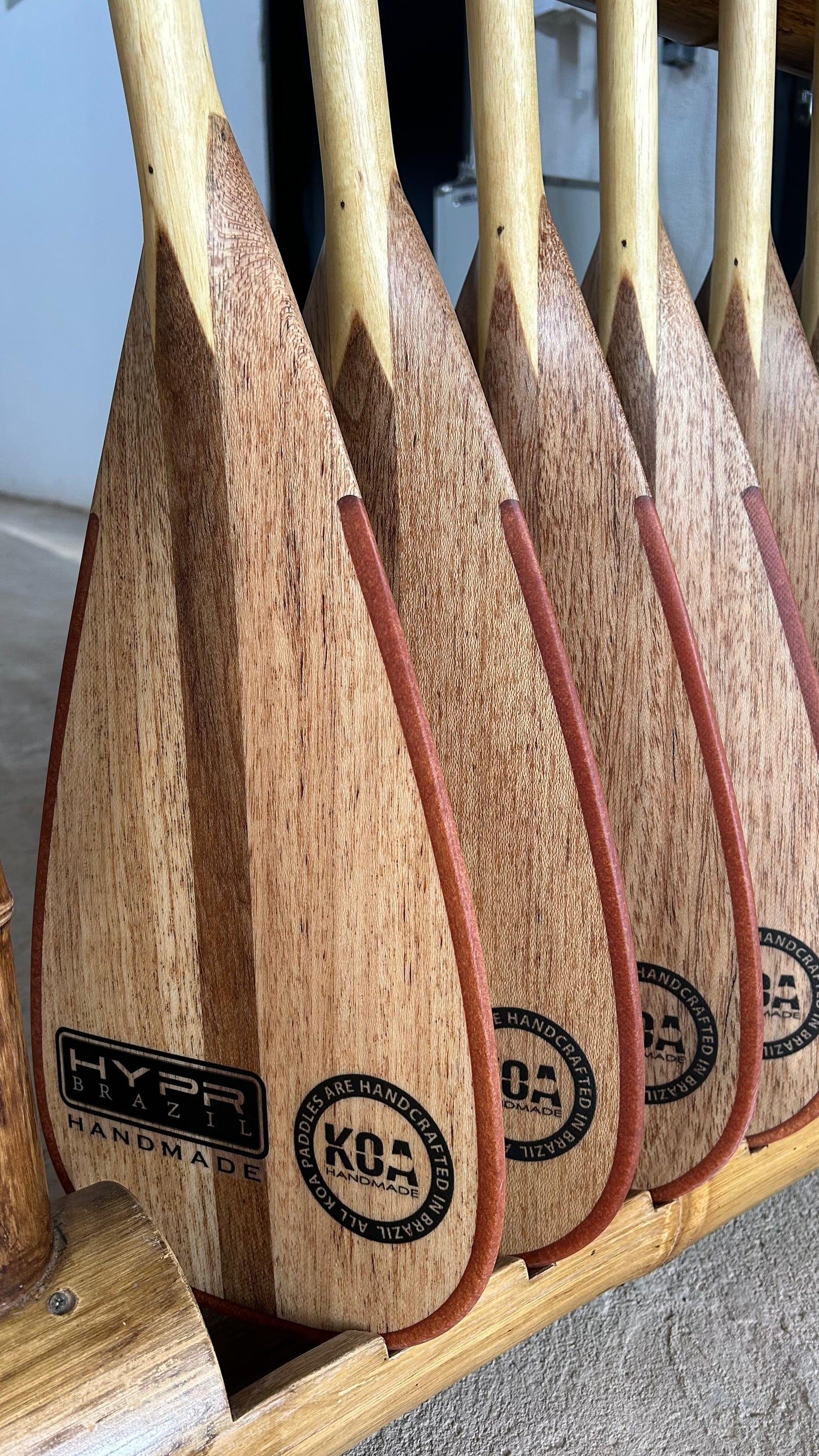 HANDMADE wood paddle