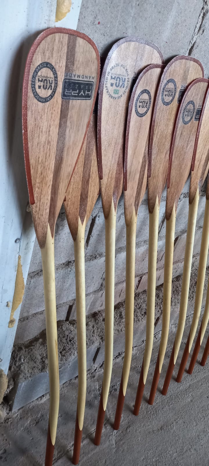 HANDMADE wood paddle