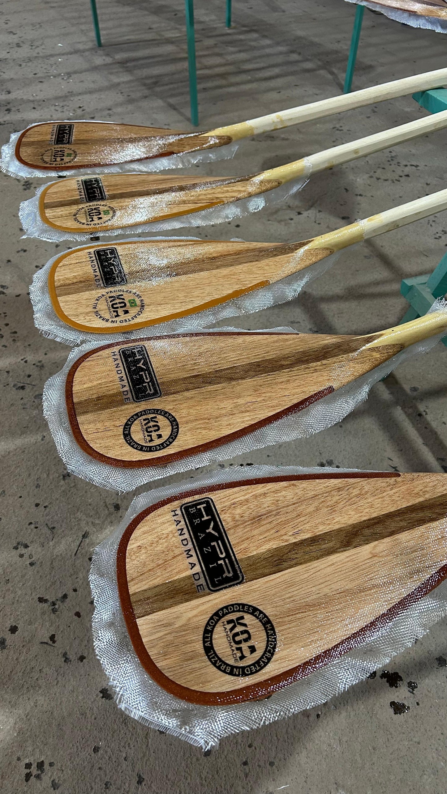HANDMADE wood paddle