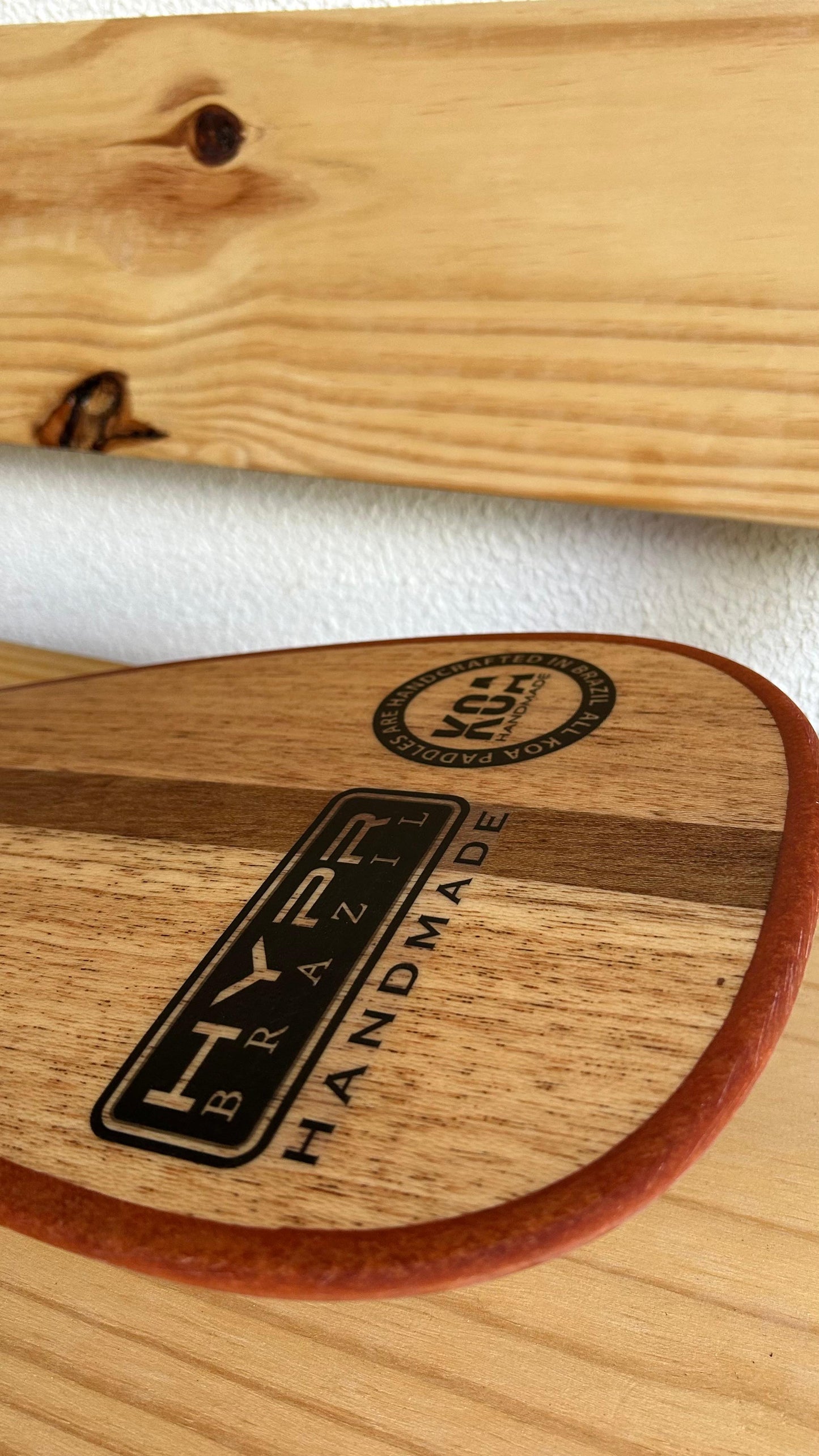 HANDMADE wood paddle